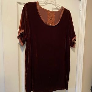 Pete & Greta velvet tunic